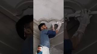 Making hearly coner of roof false celling ytshorts falseceiling shorts viral [upl. by Chariot]