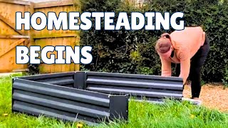 Starting the vegetable garden homestead [upl. by Love]