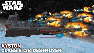 The Xyston Star Destroyer Breakdown  Star Wars [upl. by Smaj493]