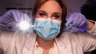 InDepth ASMR Mouth Exam Jaw Lips Teeth Gums Tongue Throat amp Cheeks [upl. by Ida]