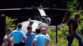 Notorious French gangster escapes prison by helicopter [upl. by Laohcin]