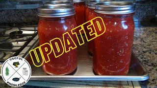 Canning Tomatoes WITHOUT a pressure cooker and No Water Bath  UPDATED  Useful Knowledge [upl. by Nitsua]