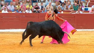 Manuel Escribano segundo toro Écija Sevilla 16092023 [upl. by Yrolam]