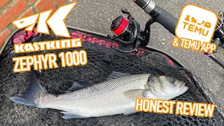 KASTKING Zephyr 1000 Ultra Light Fishing Reel from Temu  Honest Review [upl. by Helbonnas204]