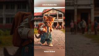 Cute cats struggle for life  Kittu के जीवन का कठिन सफर  Poor to rich struggle story shorts [upl. by Trinetta709]