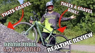 Ozark Trail G1 Explorer GRAVEL BIKE REALTIME REVIEW [upl. by Rothstein261]