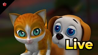 🔴 LIVE STREAM 🎬 பட்டாம்பூச்சி 🔔 காத்து பூனை 😺 பூப்பி 🦊 Tamil Cartoon 👪 லைவ் for Kids 🎁 [upl. by Cavuoto]