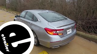 etrailer  How to Install the Curt Trailer Hitch Receiver on a 2018 Honda Accord [upl. by Ecinehs]