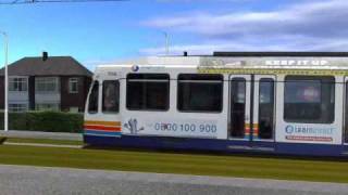 Sheffield Supertram 3D animationavi [upl. by Idnahr]