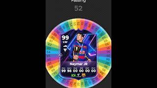 I Respun NEYMAR JR FC 25 Card at BARCELONA fifa spinner soccer football [upl. by Auqinet971]