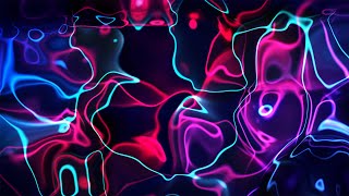 Bright Abstract Neon Multicolor Lines Animation Background video  Footage  Screensaver [upl. by Atikaj]