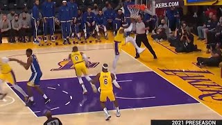 Carmelo Anthony grabs the rebound 💀😃 Lakers vs Warriors [upl. by Erastus]