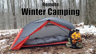 Winter Camping in Pennsylvanias Most Remote Forest [upl. by Madigan940]