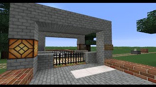 Minecraft Vollautomatischer Bahnübergang [upl. by Bernadene]