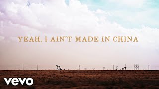 Aaron Lewis  Made In China Lyric Video [upl. by Aliab446]