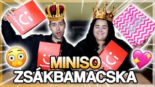 KATASZTRÓFA MINISO ZSÁKBAMACSKA NYITÁS BARBIVAL 😡❤️ [upl. by Nidia790]