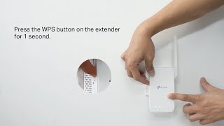 How to Set Up TPLink Range Extender RE315 via WPS [upl. by Ruffin]