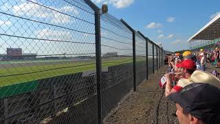 Silverstone 2021 GP final 3 laps  Hamilton passes Leclerc  parade lap Maggotts Becketts Chapel [upl. by Aileve]