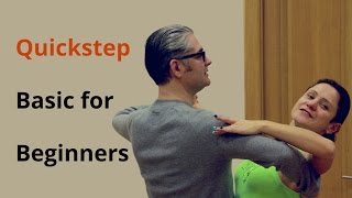 How To Dance Quickstep  Basic Steps for Beginners [upl. by Annoda]