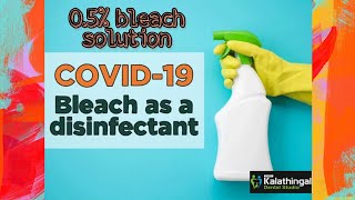 How to prepare 05 bleach solution [upl. by Morgun]