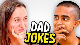 Dad Jokes  Dont laugh Challenge  Sam vs Akila  Raise Your Spirits [upl. by Brandi]