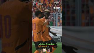 VICTOR OSIMHEN SCORES Galatasaray vs Beşiktaş [upl. by Neeneg813]