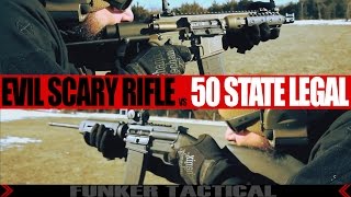 Evil Assault Rifle vs 50 State Legal  Why Gun Control Laws Are Dumb [upl. by Tatianas697]