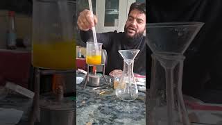 saponification reaction experiment science [upl. by Norga]