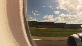 Airplane landing in Montego Bay Jamaica [upl. by Eleaffar]