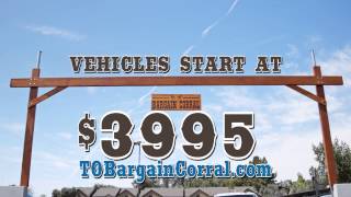 Trucks Only quotBARGAIN CORRALquot Event Vehicles Starting at 3995 [upl. by Sosthenna]