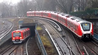 SBahn Hamburg Das neue Liniennetz ab Dezember 2023 mit Aufnahmen vom ersten Betriebstag [upl. by Ilamad]