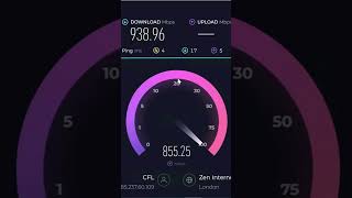 Community Fibre 1Gbps Speed Test [upl. by Cis]