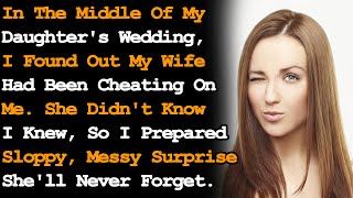 Sloppy Revenge Exposed My Cheating Wifes Affair At My Daughter Wedding amp Ghosted Sad Audio Story [upl. by Chaffin32]