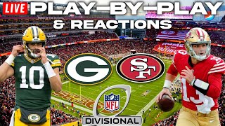 Green Bay Packers vs San Francisco 49ers  Live PlayByPlay amp Reactions [upl. by Blinni394]