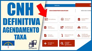 Como solicitar a CNH Definitiva  DETRANPE [upl. by Belloir]