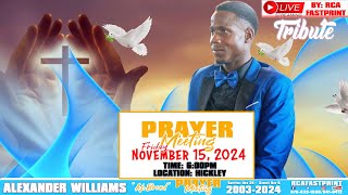 Alexander Williams aka AJBread Prayer Meeting [upl. by Elsbeth490]