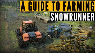 SnowRunner Phase 8 FARMING explained [upl. by Parsaye]