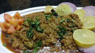 Bhuna Keema  for Eid  Kachori Roti parathe ke sath khae ye keema  Travel Special Qeema [upl. by Mikes]