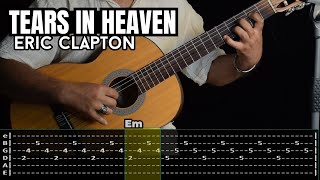 Tears in Heaven  Fingerstyle Guitar Cover with Tabs  Eric Clapton [upl. by Flieger907]