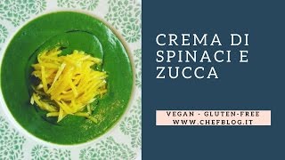 Crema di spinaci e zucca con daikon marinato [upl. by Hux]