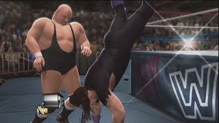 WWE 2K14 Undertakers Outside Dive OMG Moment Countered [upl. by Susann]