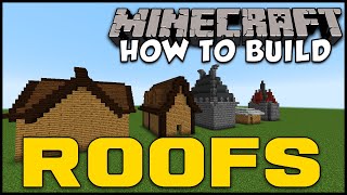 5 Roof Designs You Should Know  Minecraft How To Build [upl. by Leanahtan28]