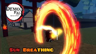 Sun Breathing  Pvp Ranked At Mobile  demon fall [upl. by Ilat492]