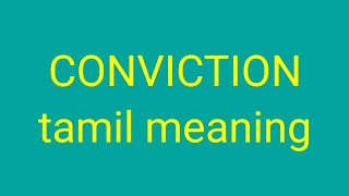 CONVICTIONevidence tamil meaningsasikumar [upl. by Kenti]