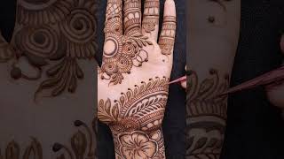 Simple Henna Tutorials  Beautiful Mehndi Design  Easy Designs  shorts mehndi [upl. by Shriner]