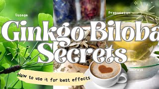 Ginkgo Biloba Benefits How to Use It for Optimal Health [upl. by Ahseet]