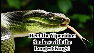 Meet the Viperidae Snakes with the Longest Fangs [upl. by Nichy35]