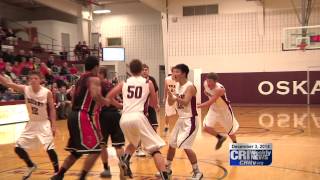 Oskaloosa Boys Basketball Tops Fairfield 2014 [upl. by Reel571]