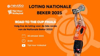 Loting 3de ronde Nationale Beker 2025 [upl. by Joline]