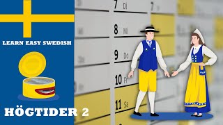 Learn Easy Swedish  I speak slow Swedish  Swedish holidays pt 2 svenska högtider [upl. by Enair667]